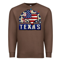 Chestnut texas 4th of july Premium Sweatshirt - CowGirlArtShop
