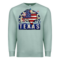 Seafoam texas 4th of july Premium Sweatshirt - CowGirlArtShop