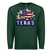 Sports Green texas 4th of july Premium Sweatshirt - CowGirlArtShop