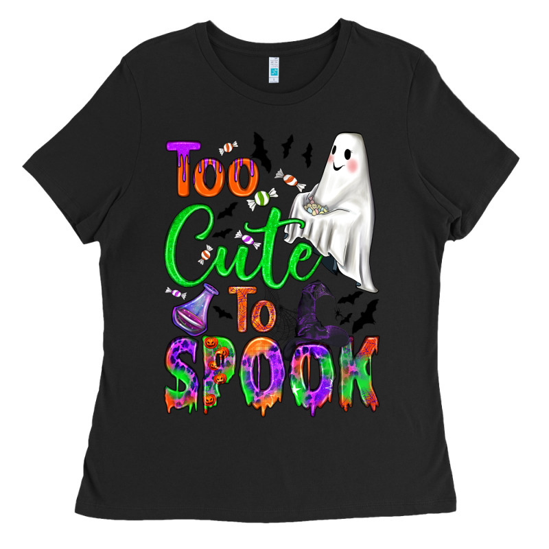 Too Cute To Spook Ladies Tee by BundleAndBundleShop | Teevron