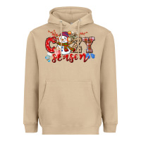 Mushroom cozy season snowman Heavyweight Hoodie - CowGirlArtShop