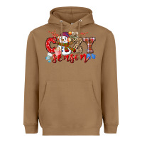 Toasted Coconut cozy season snowman Heavyweight Hoodie - CowGirlArtShop