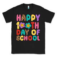 Black happy 100 th day of school Classic Tee - MaliasSmallBusiness