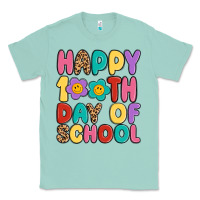 Seafoam happy 100 th day of school Classic Tee - MaliasSmallBusiness