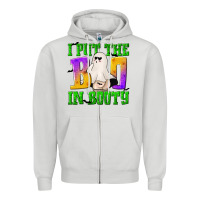 Dove Grey I Put The Boo Zipper Hoodie - texasbilliewilder