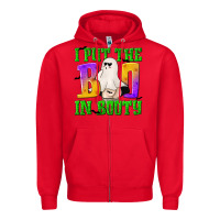Red I Put The Boo Zipper Hoodie - texasbilliewilder