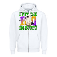White I Put The Boo Zipper Hoodie - texasbilliewilder