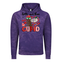 Cloud Purple better aim than cupid with dog and duck Vintage Hoodie - MaliasSmallBusiness