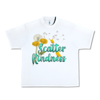 White scatter kindness Urban Heavy Tee - NancyCooperArtShop