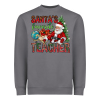 Storm Santa's Favorite Teacher Heavyweight Sweatshirt - BundleAndBundleShop