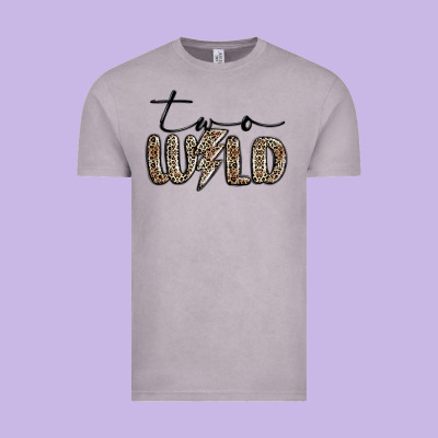 Two Wild Vintage Tee Designed By Maliassmallbusiness