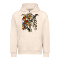 Sandshell kinda emotionless kinda emotional skeleton chest Urban Hoodie - FaDigitalArtStudio