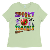 Matcha spooky teacher Ladies Tee - BundleAndBundleShop