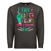 Smoke I like big veins and i cannot lie Premium Sweatshirt - CowGirlArtShop