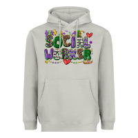 Moon Dust social worker mardi gras cowgirl Heavyweight Hoodie - CowGirlArtShop