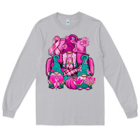 Moon Dust Breast Cancer Gnomies Truck Long Sleeve Tee - BundleAndBundleShop