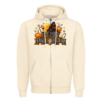 Sandshell Happy Halloween Zipper Hoodie - texasbilliewilder