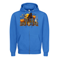 True Royal Happy Halloween Zipper Hoodie - texasbilliewilder