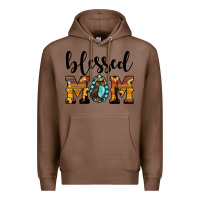 Chestnut blessed mom Premium Hoodie - JahusDesignShop