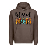 Coffee blessed mom Premium Hoodie - JahusDesignShop