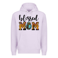 Lilac blessed mom Premium Hoodie - JahusDesignShop