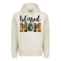 Oatmeal Heather blessed mom Premium Hoodie - JahusDesignShop