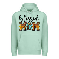 Seafoam blessed mom Premium Hoodie - JahusDesignShop