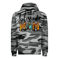 Slate Camo blessed mom Premium Hoodie - JahusDesignShop