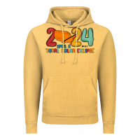 Vintage Mustard total solar eclipse Vintage Hoodie - MaliasSmallBusiness