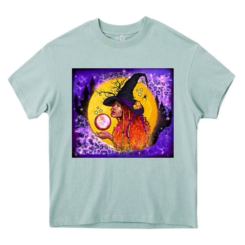 Witch With Crystal Ball Tumbler Heavy Core Tee by BundleAndBundleShop | Teevron