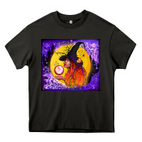 Asphalt witch with crystal ball tumbler Heavy Core Tee - BundleAndBundleShop