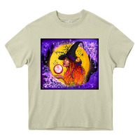 Mossy witch with crystal ball tumbler Heavy Core Tee - BundleAndBundleShop