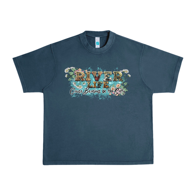 River Life Urban Heavy Tee by NancyCooperArtShop | Teevron