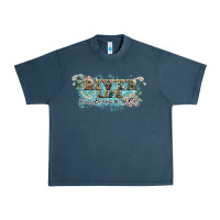 Midnight Navy river life Urban Heavy Tee - NancyCooperArtShop