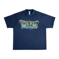 Navy river life Urban Heavy Tee - NancyCooperArtShop