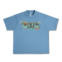 Pebble Blue river life Urban Heavy Tee - NancyCooperArtShop