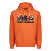 Carrot merry christmas gnomies Premium Hoodie - CowGirlArtShop
