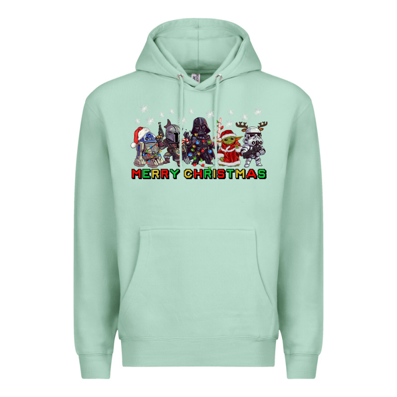 Merry Christmas Gnomies Premium Hoodie by CowGirlArtShop | Teevron