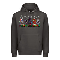 Smoke merry christmas gnomies Premium Hoodie - CowGirlArtShop