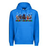 True Royal merry christmas gnomies Premium Hoodie - CowGirlArtShop