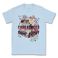 Dusty Blue happy new year Classic Tee - MaliasSmallBusiness