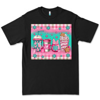 Black pink christmas coffee Premium Tee - Jasminsmagicworld