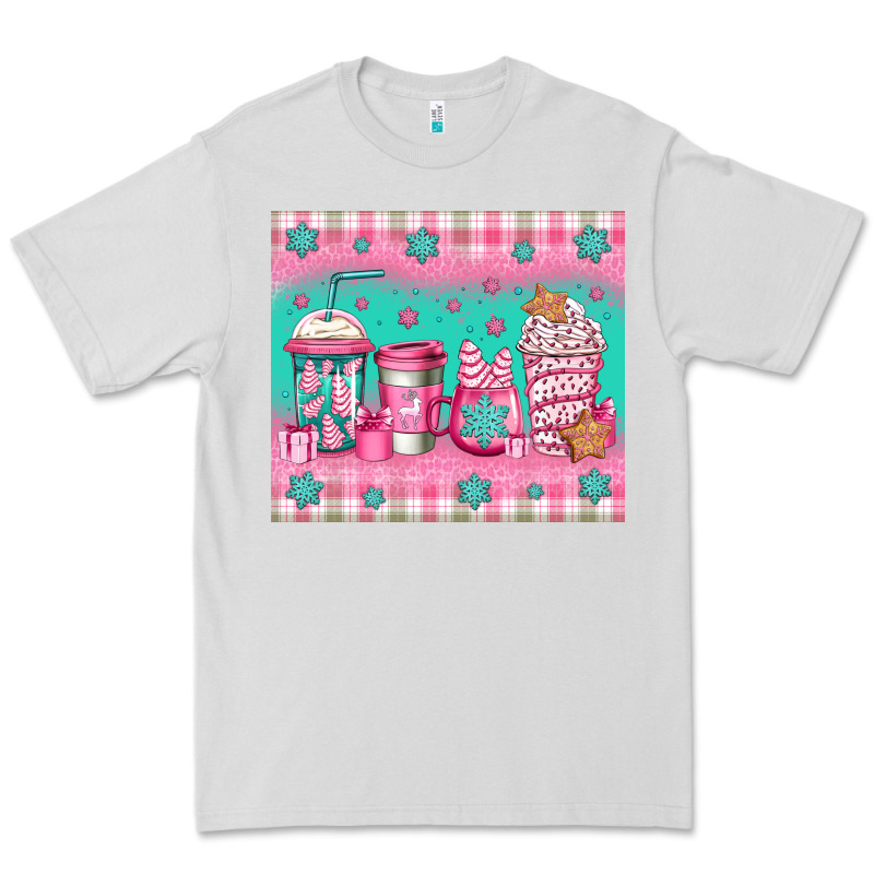 Pink Christmas Coffee Premium Tee by Jasminsmagicworld | Teevron
