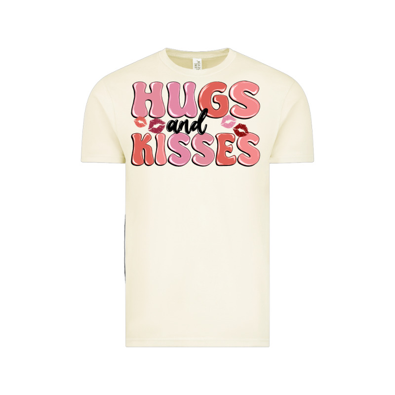 Hugs And Kisses Vintage Tee by MaliasSmallBusiness | Teevron