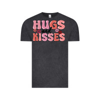 Vintage Black hugs and kisses Vintage Tee - MaliasSmallBusiness