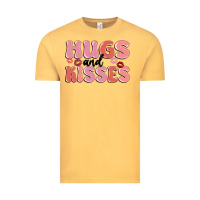 Vintage Mustard hugs and kisses Vintage Tee - MaliasSmallBusiness