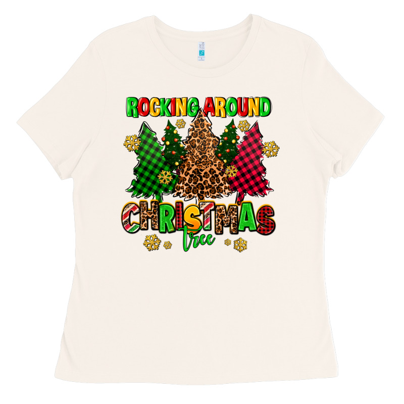 Rocking Around The Christmas Tree Ladies Tee by AdoDesignShop | Teevron