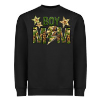 Black Boy Mom Heavyweight Sweatshirt - BundleAndBundleShop