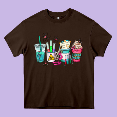 Science Teacher Coffee Cups Heavy Core Tee Designed By Adodesignshop
