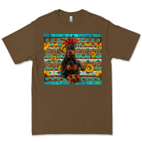 Cacao doberman with western background Premium Tee - Artiststas